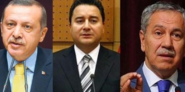 Erdoğan, Arınç ve Babacan'ın ismi...