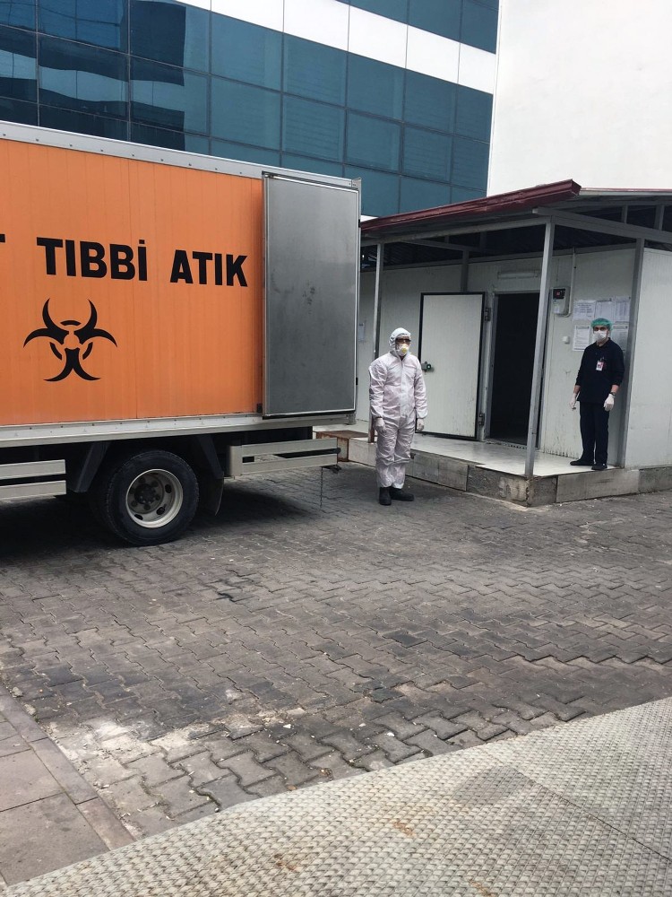 Tıbbi atık bertaraf tesisinde korona virüs tedbirleri arttırıldı 