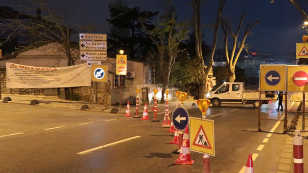 Tıbbiye caddesi geçişlere kapatıldı