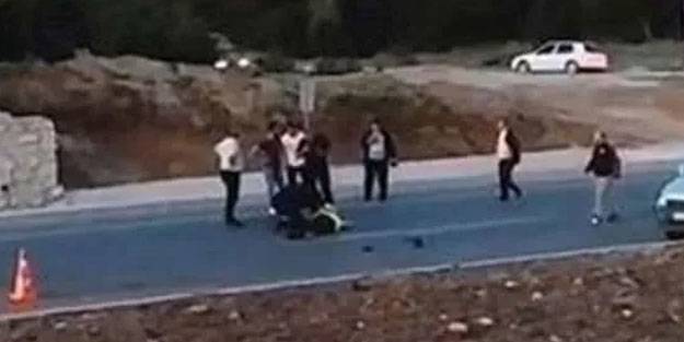 Ticari aracın çarptığı trafik polisi şehit oldu