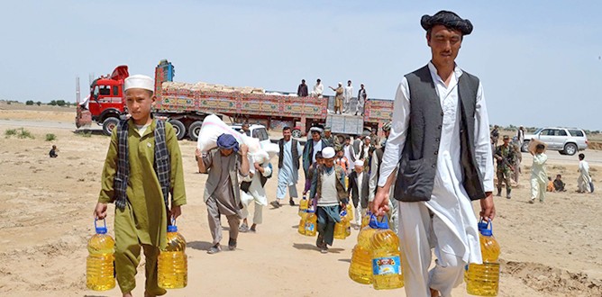 TİKA selzedeleri sevindirdi