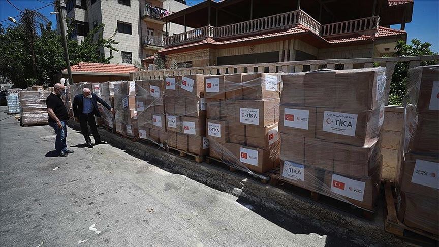 TİKA'dan Batı Şeria ve Kudüs'te 7 binden fazla ihtiyaç sahibi aileye ramazan yardımı