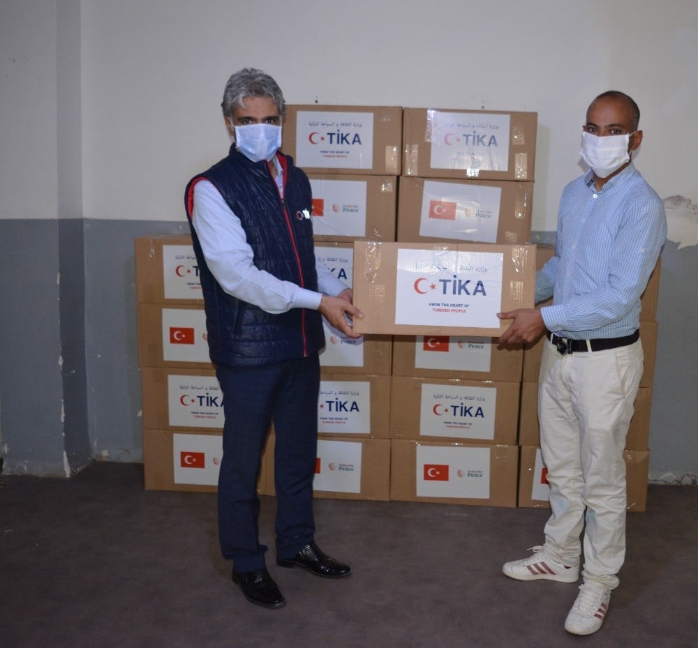 TİKA’dan korona virüsle mücadele eden Cezayir’e destek 