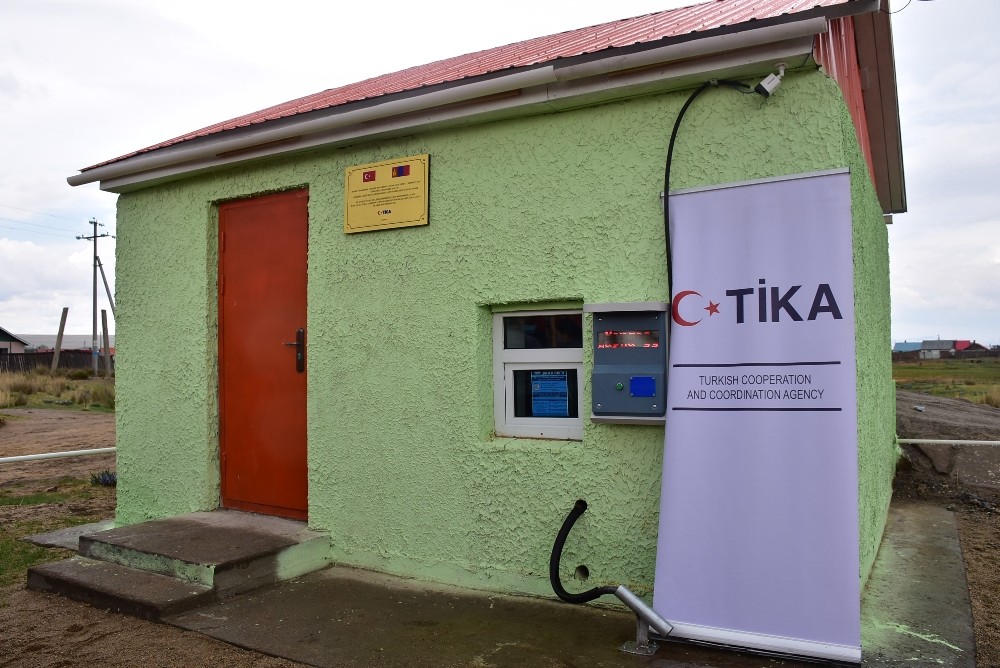 TİKA’dan Moğolistan’a temiz su deposu 