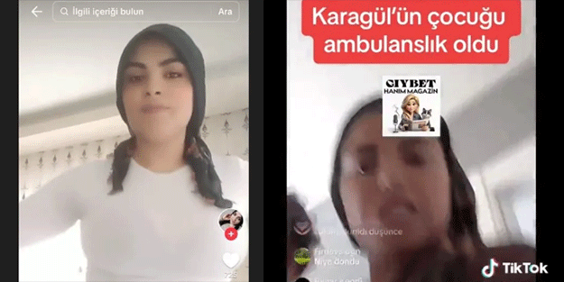 Tiktok’ta sapkınlık sınır tanımıyor! Çocuğu kanlar içindeyken canlı yayın açtı