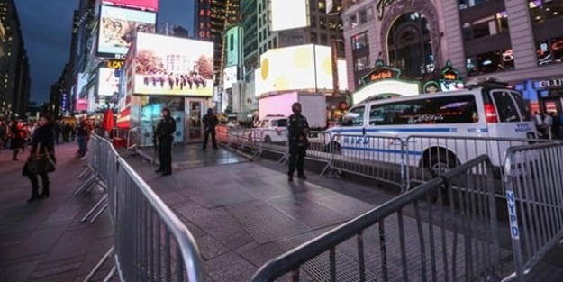 Times Meydanı'nda üst düzey güvenlik