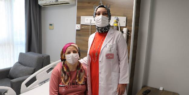 Tıpta nadir durum: Karnından 20 santim büyüklüğünde miyom çıktı