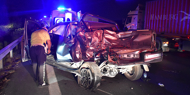 Adana'da feci kaza! 2 kişi öldü