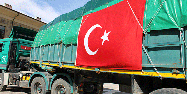 Tırlar dolusu yolu çıktı! Türkiye'den kardeş ülkeye büyük jest
