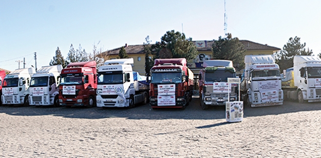 TIR’lar Suriye yolunda
