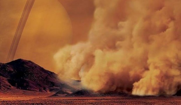 Titan'da toz fırtınaları bulundu