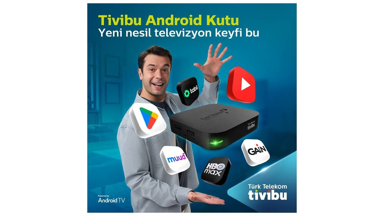 Tivibu’nun keyif üssü “Android TV Kutu” ile televizyon izleme deneyimi zenginleşiyor
