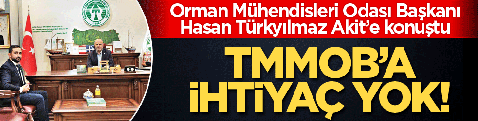 TMMOB’a ihtiyaç yok!