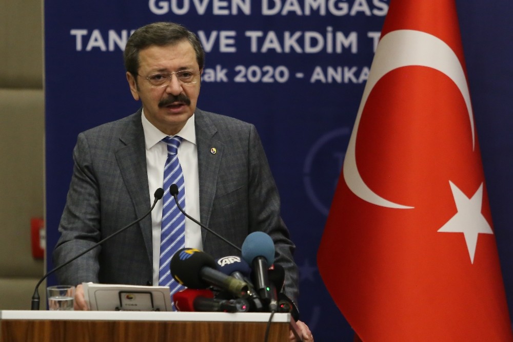 TOBB Başkanı Hisarcıklıoğlu: “Güven damgası uygulaması e-ticareti kolaylaştırmak için atılan bir adım” 