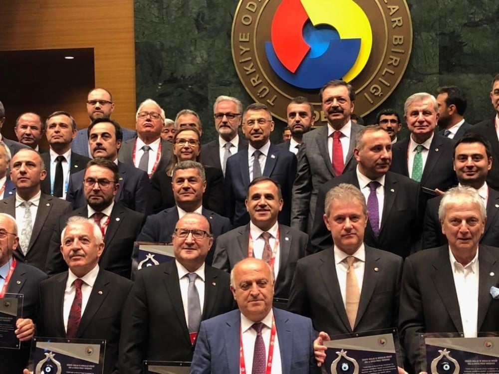 TOBB’dan TSO’ya proje ödülü 
