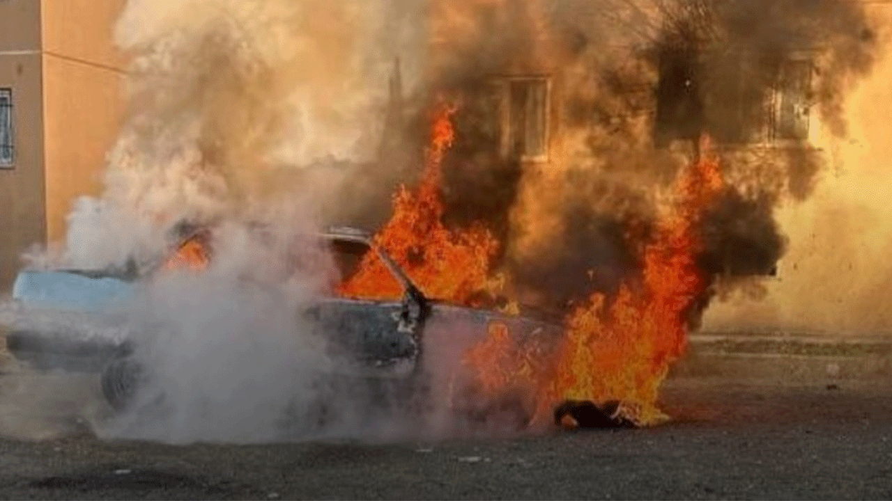 TOFAŞ alev alev yandı! İşte o anlar...