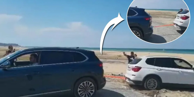 TOGG gündeme yine damga vurdu, BMW'nin imdadına yetişti: Yardım eden o oldu! Görüntüler ortaya çıktı!