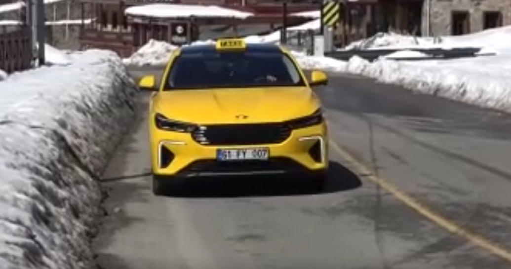 Togg T10F Trabzon’da taksi oldu! Karadeniz’in sarp yollarında bir milli gurur