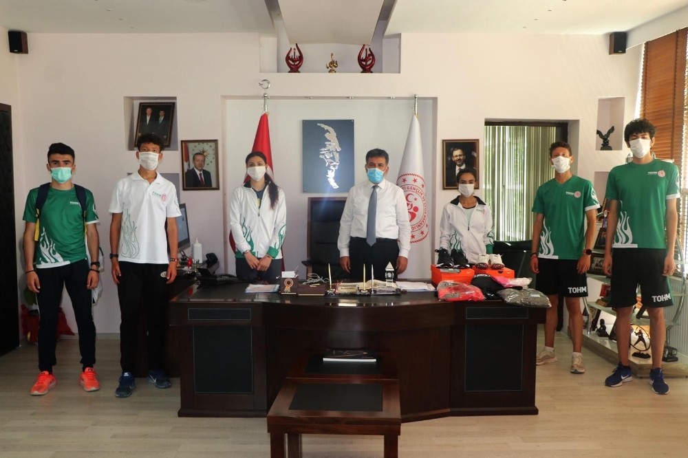 TOHM sporcularına yeni malzeme 