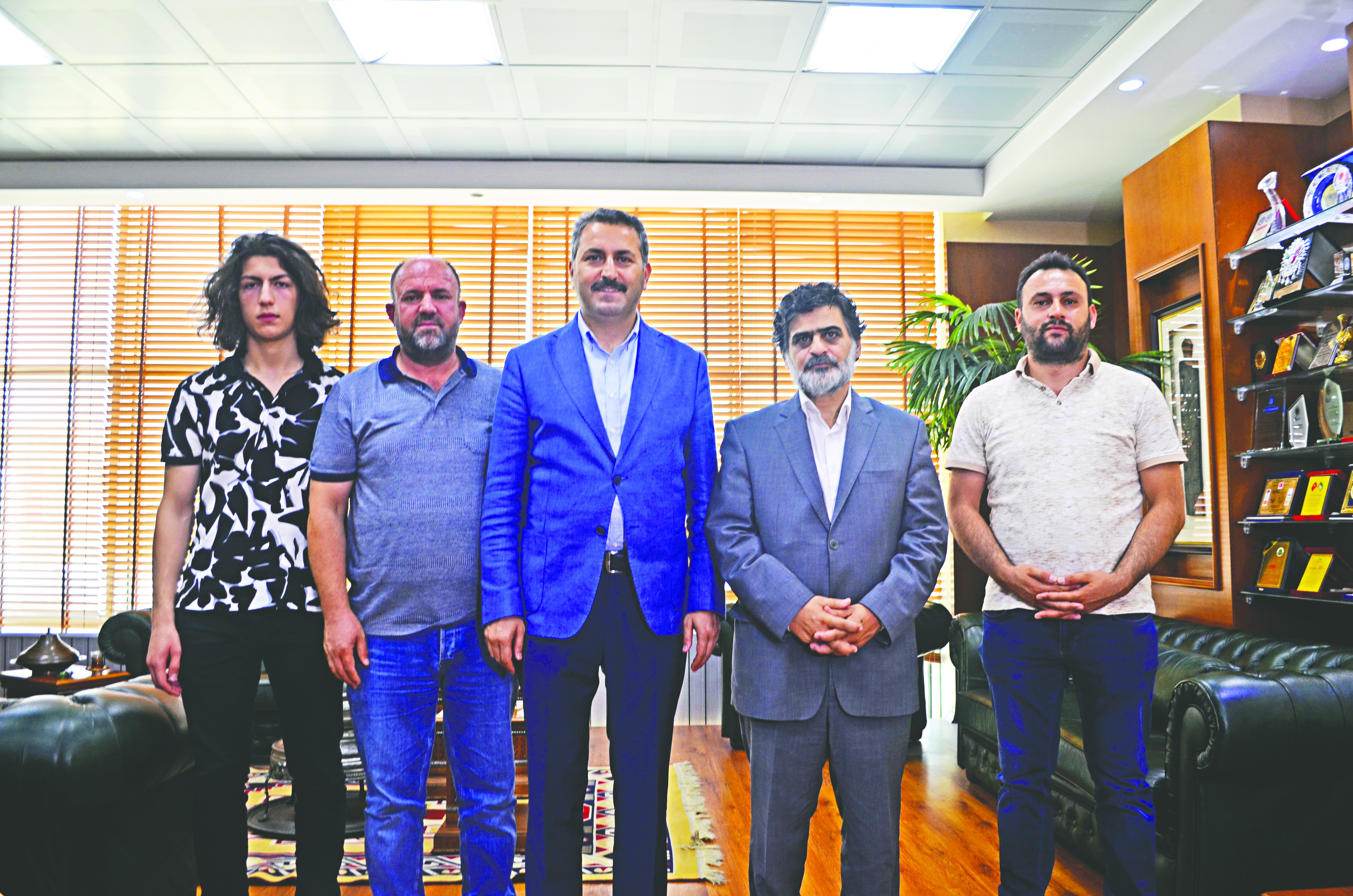 Tokat Belediye Başkanı Eyüp Eroğlu’ndan Akit’e taziye ziyareti