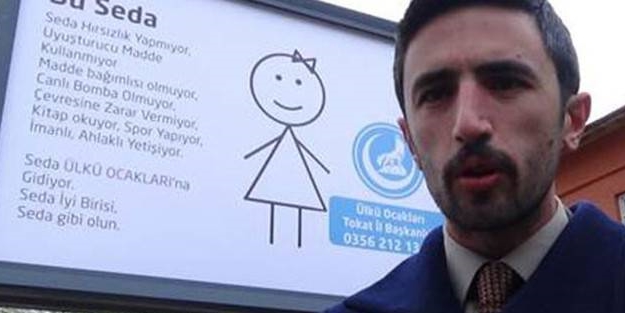 Tokat Ülkü Ocakları’ndan ilginç afiş!