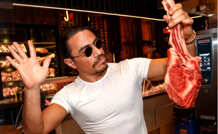 "Tokatçı Nusret" bu defa şaşırttı! İnşallah o dediğini yaparsın