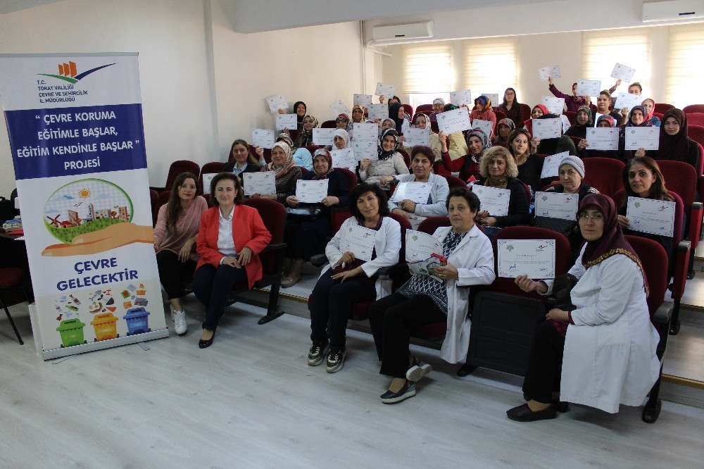 Tokat’ta, “Çevre Koruma Eğitimle Başlar Eğitim Kendinle Başlar” projesi 
