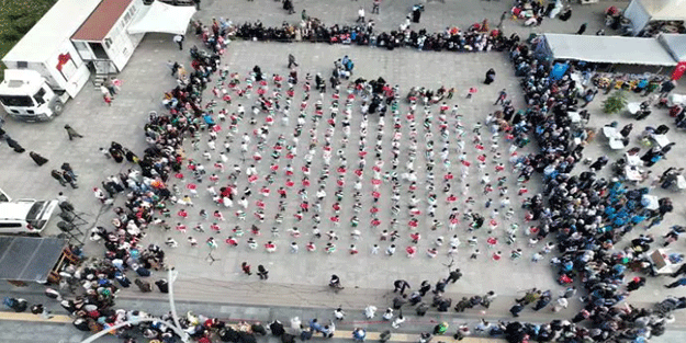 Tokat'ta 4-6 yaş Kur'an kursu öğrencilerinden Filistinli kardeşlerine 3 dilde dua!