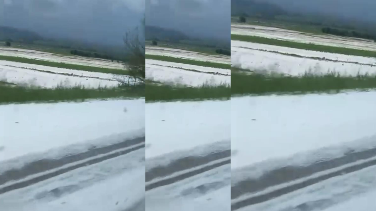 Tokat’ta araziler beyaza büründü: kalınlığı 15 santim! Kar değil…