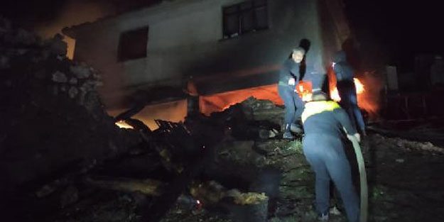 TOKAT'ta feci yangın