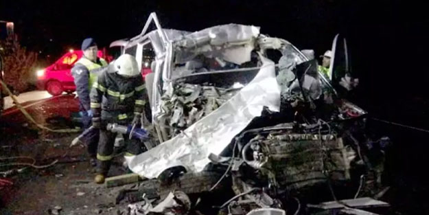 Tokat'ta katliam gibi gibi kaza