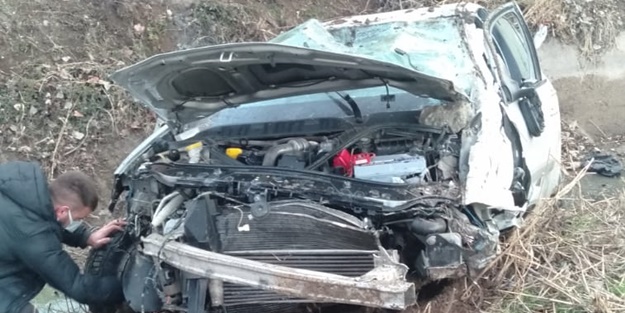 Tokat'ta kaza: 2 yaralı