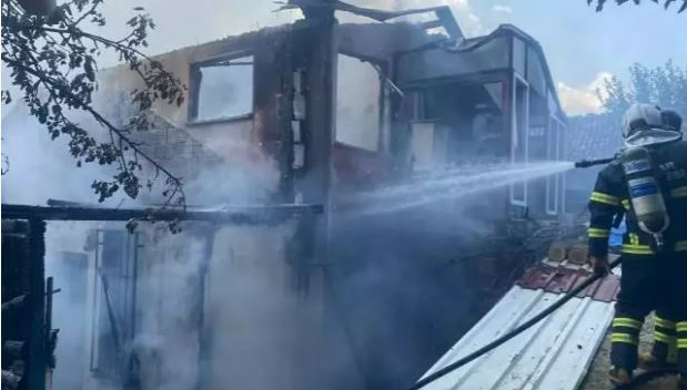 Tokat'ta korkutan yangın