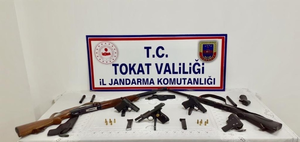 Tokat’ta silah kaçakçılığı yapan 3 kişi yakalandı 
