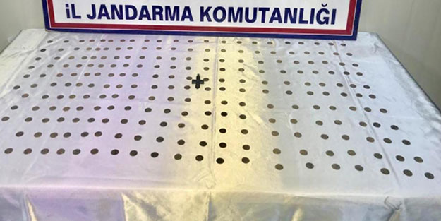 Tokat'ta tarihi eser operasyonu: 232 sikke ele geçirildi