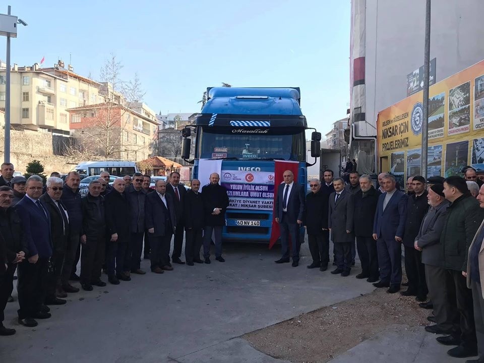 Tokat’tan İdlib’e yardım eli 