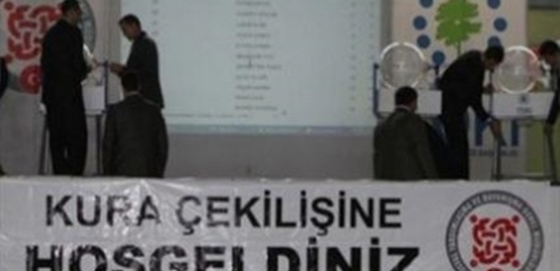 TOKİ'de kura çekimleri heycanlandırdı