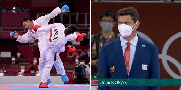 Tokyo2020'de skandal! Suudi sporcunun diskalifiyesini açıklayan Türk hakem Uğur Kobaş'a ölüm tehdidi