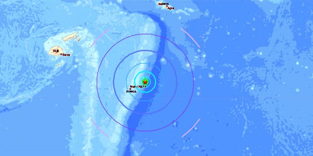 Tonga'da 6.3 büyüklüğünde deprem! Tsunami uyarısı yapılmadı