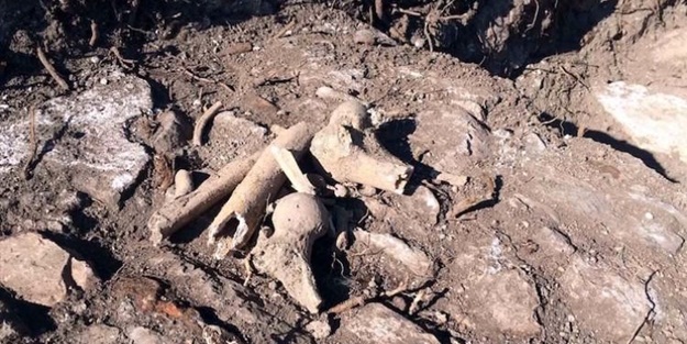 Top oynayan çocuklar kafatası buldu