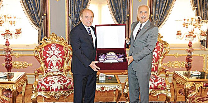 Topbaş’tan Vali Mutlu’ya ziyaret