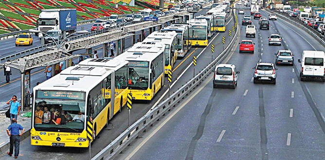 Toplu taşıma gözde