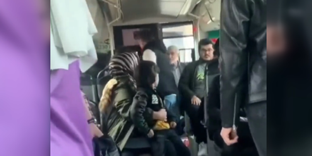 Toplu taşımadaki ahlak dışı yakınlaşmaya tepki!