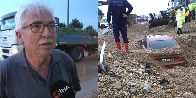 Toprak altında can pazarı yaşandı! Son anda kurtulan adam dehşet anlarını anlattı