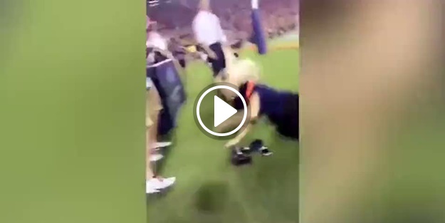 Topu yakalamak istedi ama...