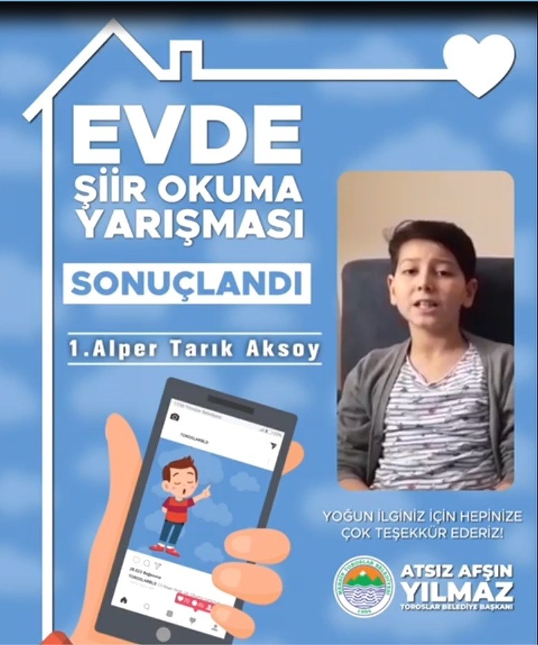 Toroslar Belediyesinin ödüllü şiir yarışması sonuçlandı 