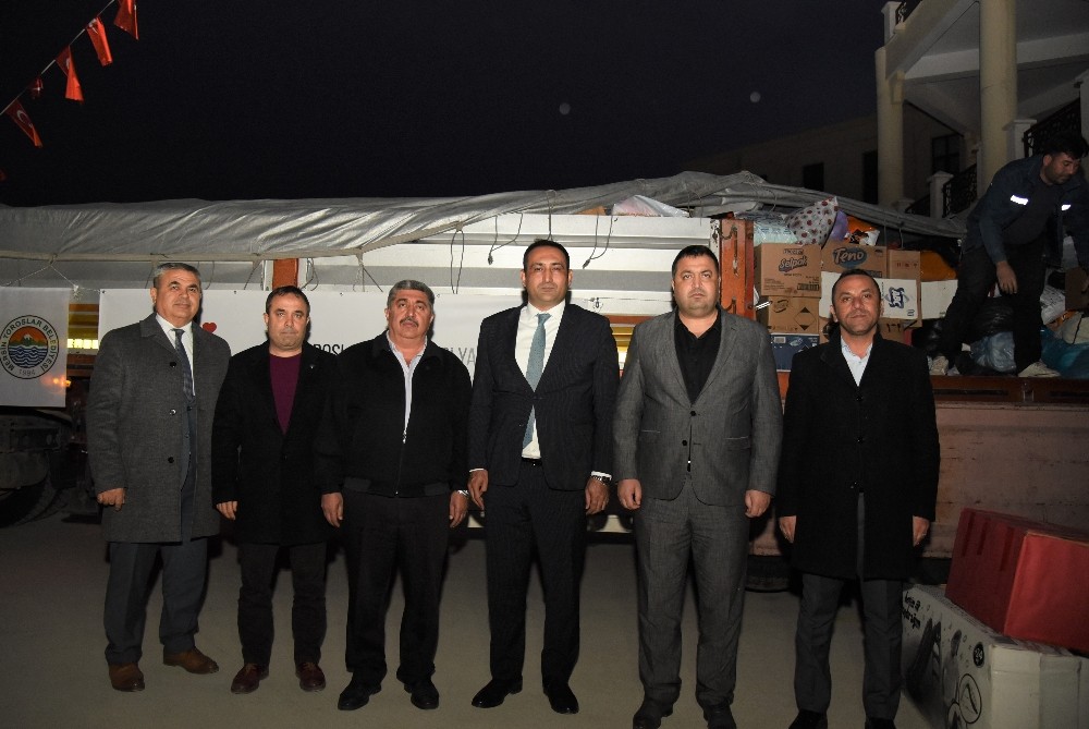 Toroslar Belediyesi’nin yardım tırı Elazığ’a gönderildi 