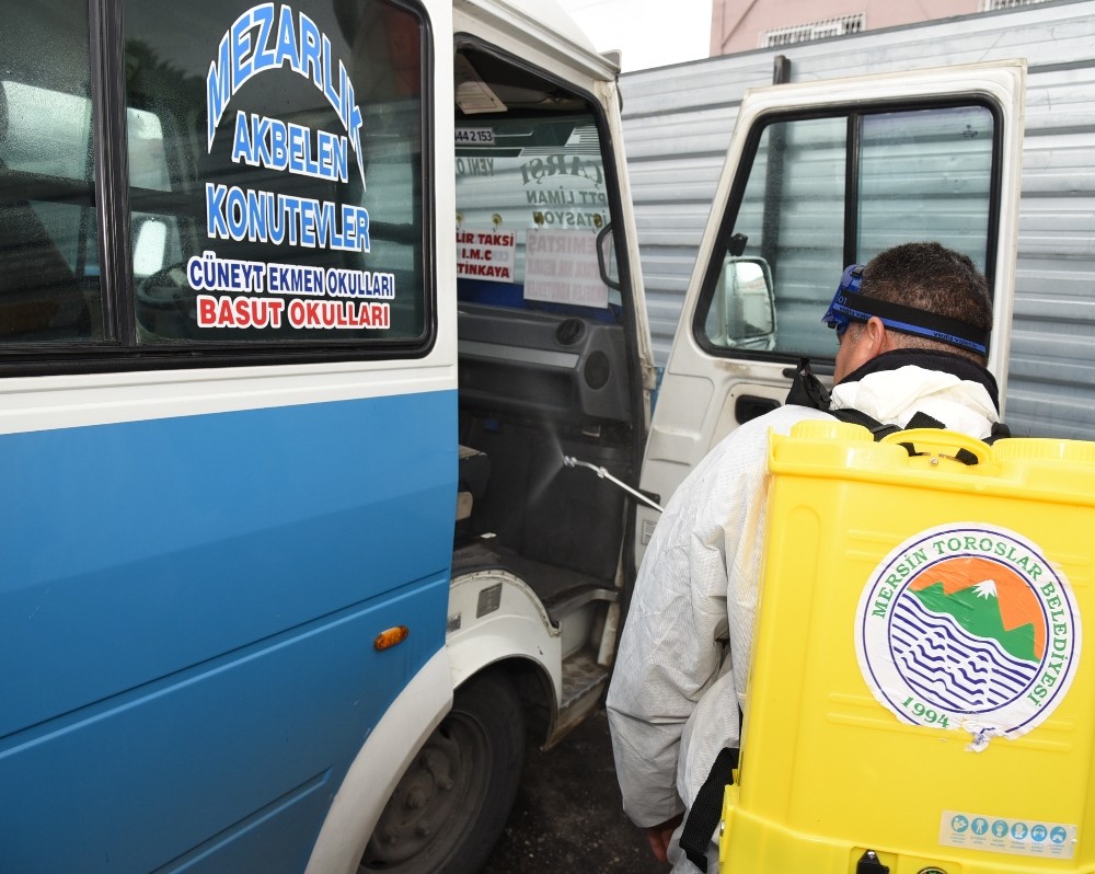 Toroslar’da korona virüs tedbir timi 24 saat iş başında 