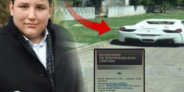 Tosuncuğun Uruguay günleri… Lüks otomobili tüm mahallenin dilinde!