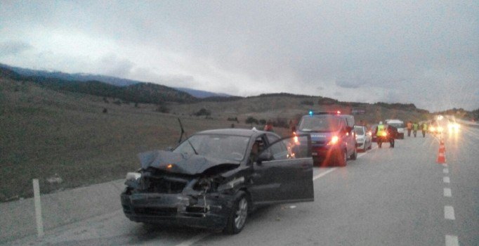 Tosya’da trafik kazası: 1 yaralı